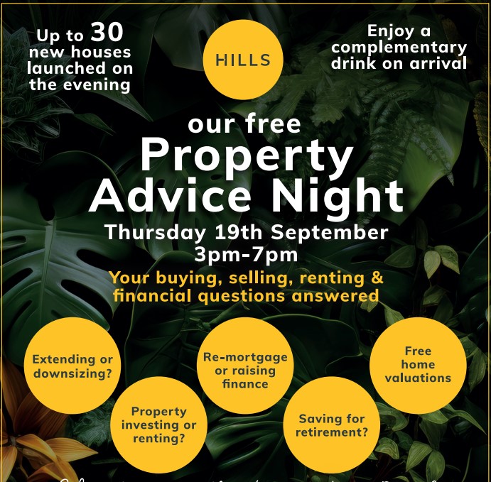 Property Advice Night – Thursday 19th September